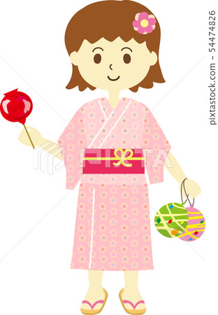 浴衣女孩 浴衣女孩 54474826