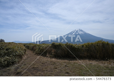 Mountain trail to see Mount Fuji _ Ryugatake Mountain trail to see Mount Fuji _ Ryugatake 54476373