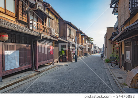 Cityscape of the old capital Kyoto downtown area 54476888