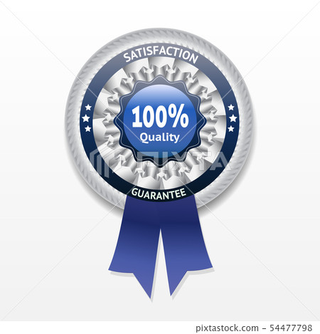 Satisfaction guarantee vector label. eps 10 54477798