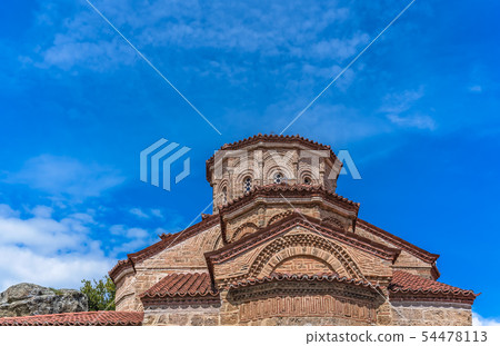 Dome of orthodox church in Varlaam Monastery 54478113