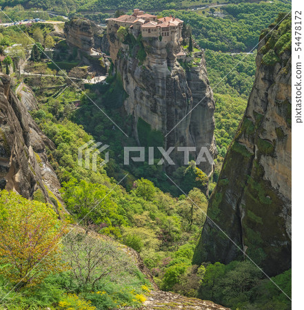 Roussanou monastery in Meteora valley 54478172