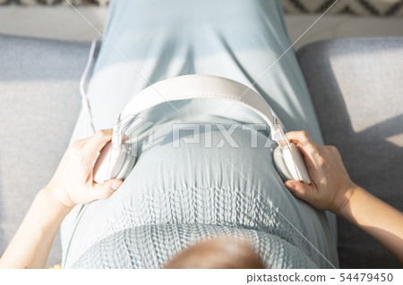 Beautiful asian pregnant woman's daily life 082 54479450