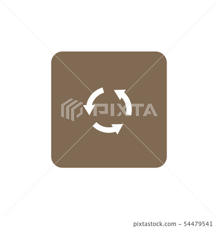 Recycling symbol icon vector illustration 54479541