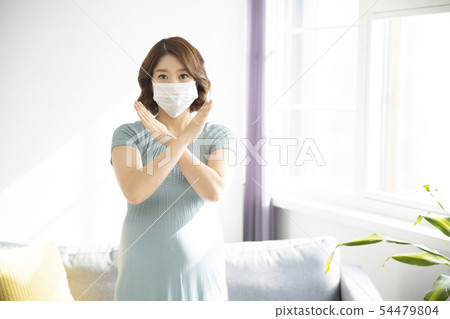 Beautiful asian pregnant woman's daily life 013 54479804