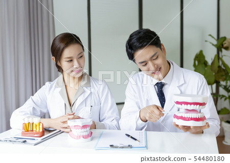 Research scientist concept, technicians working in laboratory 040 Research scientist concept, technicians working in laboratory 040 54480180