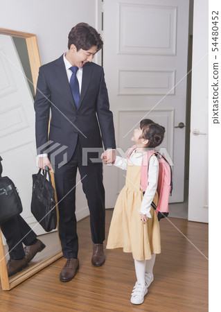 Parenting, childhood and family life concept photo 315 54480452