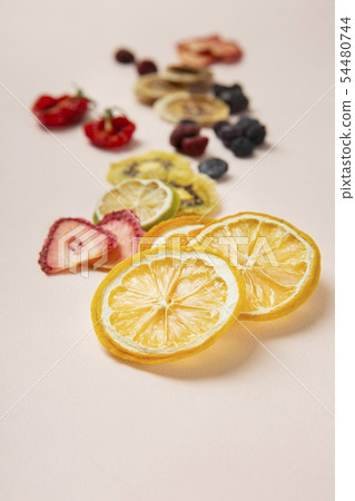 Various dried fruits, healthy lifestyle concept photo 031 54480744