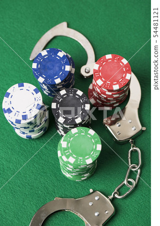 Social crime objects photo. gambling, drug, cyber crime and so on. 113 54481121