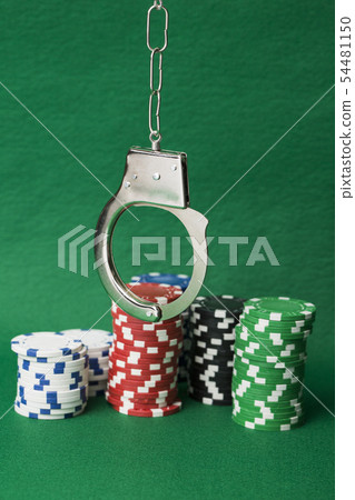 Social crime objects photo. gambling, drug, cyber crime and so on. 078 54481150