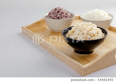 Assortment of Various grains and rice in bowls. 076 Assortment of Various grains and rice in bowls. 076 54481445