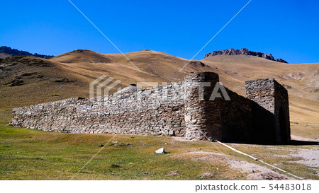 Tash Rabat caravanserai in Tian Shan mountain in Tash Rabat caravanserai in Tian Shan mountain in 54483018