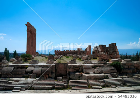 Ruins of Jupiter temple and great court of 54483036