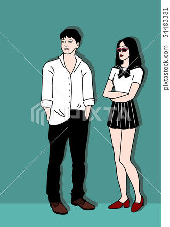 Japanese college students Japanese college students 54483381