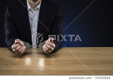 Handcuffed men jacket 54483689