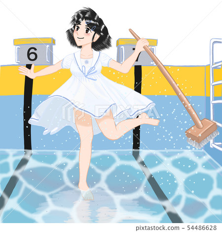 JK Yuna“Natsu來了!”白色水手服6空,泳池1人 JK Yuna“Natsu來了!”白色水手服6空,泳池1人 54486628