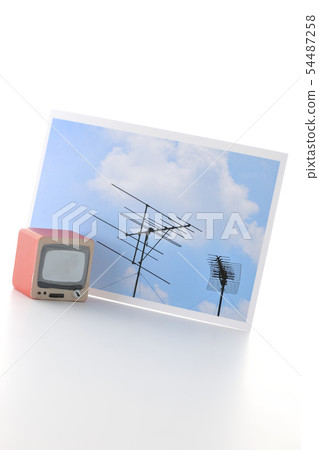 TV and antenna 54487258