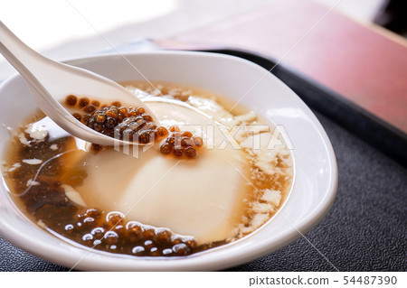 Taiwan Food Kobitsu Bean Flower tofu pudding boba tapioca Tapioca Tofu Pudding Taiwan Food Kobitsu Bean Flower tofu pudding boba tapioca Tapioca Tofu Pudding 54487390