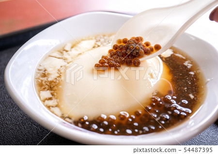 Taiwan Food Kobitsu Bean Flower tofu pudding boba tapioca Tapioca Tofu Pudding Taiwan Food Kobitsu Bean Flower tofu pudding boba tapioca Tapioca Tofu Pudding 54487395
