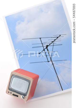 TV and antenna 54487893