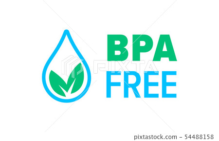 BPA free vector icon, Safe food package stamp. 54488158
