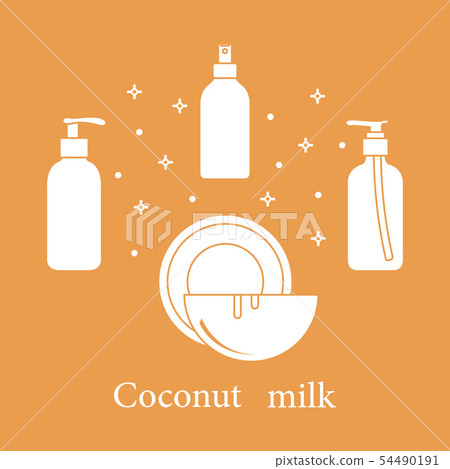 Coconut milk for cosmetics and care products Coconut milk for cosmetics and care products 54490191
