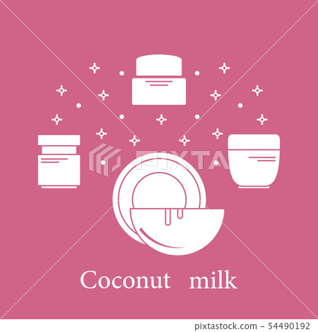Coconut milk for cosmetics and care products Coconut milk for cosmetics and care products 54490192