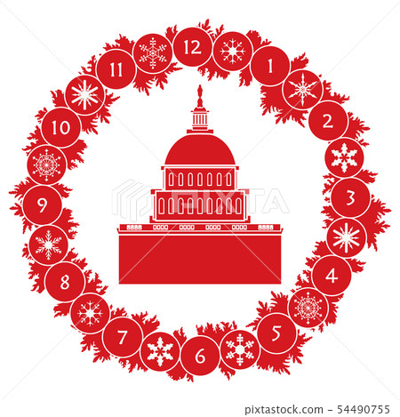 Happy New Year 2019, Christmas card 54490755