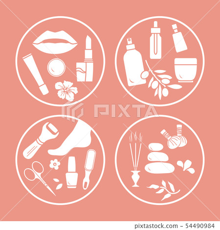 Beauty, care cosmetic products, pedicure, massage 54490984