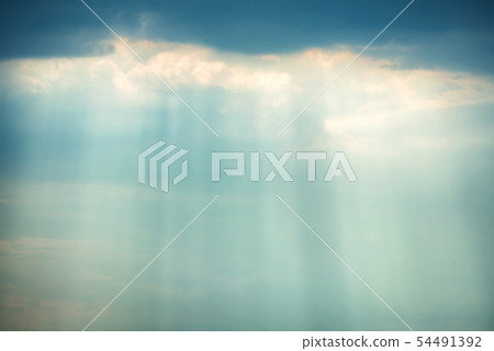 Dramatic storm sky with dark clouds and bright Dramatic storm sky with dark clouds and bright 54491392