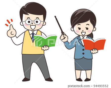 Teachers men and women - Stock Illustration [54493552] - PIXTA