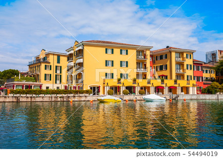 Scaligero Castle aerial view, Sirmione 54494019