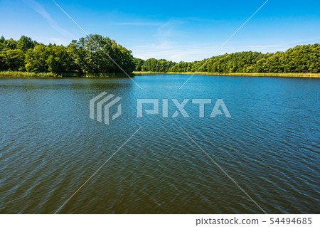 Landscape on a lake in Templin, Germany Landscape on a lake in Templin, Germany 54494685