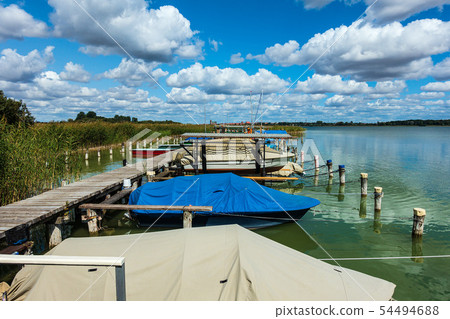 Landscape on a lake in Roepersdorf, Germany Landscape on a lake in Roepersdorf, Germany 54494688