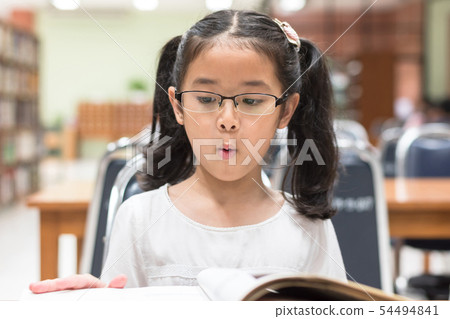 School education and literacy concept with kid 54494841