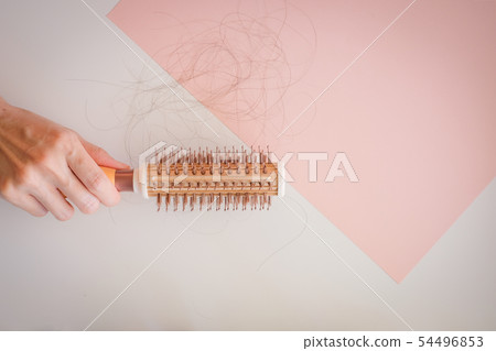 hair fall and lost alopecia woman problem on the hair fall and lost alopecia woman problem on the 54496853