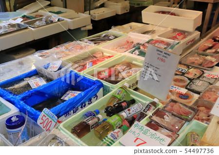 Tsukiji Outside Market Fresh Fish Store Tsukiji Outside Market Fresh Fish Store 54497736