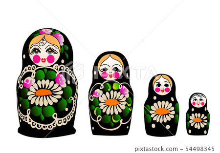 matryoshka dolls illustration vector matryoshka dolls illustration vector 54498345