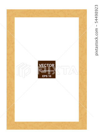 Rectangular frame made of hand-painted flowers _ yellow, decorative border, decorative frame _ ornament _ background _ vector data Rectangular frame made of hand-painted flowers _ yellow, decorative border, decorative frame _ ornament _ background _ vector data 54498923