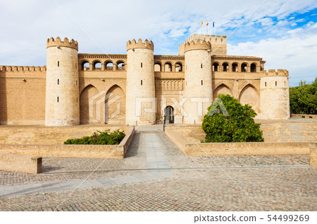 The Aljaferia Palace in Zaragoza The Aljaferia Palace in Zaragoza 54499269
