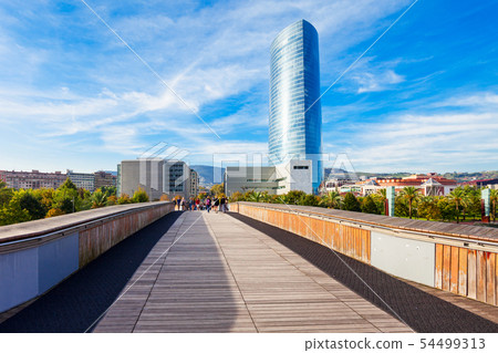 Nervion River embankment in Bilbao 54499313