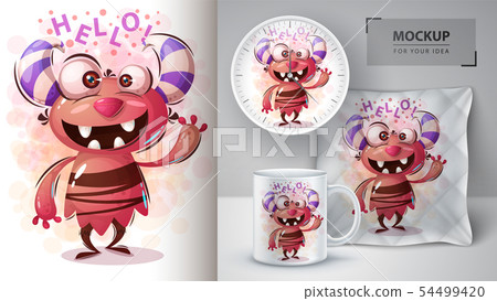 Hello monster - mockup for your idea 54499420