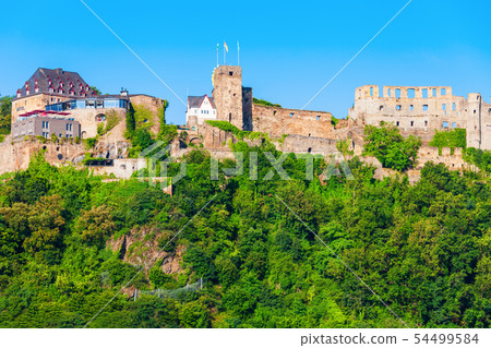 Rheinfels Castle ruins in Sankt Goar Rheinfels Castle ruins in Sankt Goar 54499584