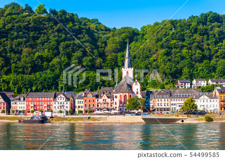 Sankt Goar town in Germany Sankt Goar town in Germany 54499585