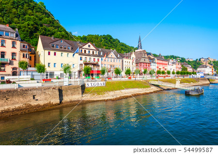 Sankt Goar town in Germany Sankt Goar town in Germany 54499587