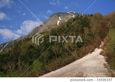 Southern Alps Shiramine Miyama Tent Longitudinal View Hokudake from Shirane Oike 54500197