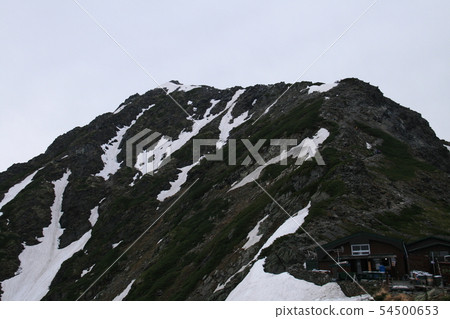南阿爾卑斯山白樺山帳篷縱向看山 南阿爾卑斯山白樺山帳篷縱向看山 54500653