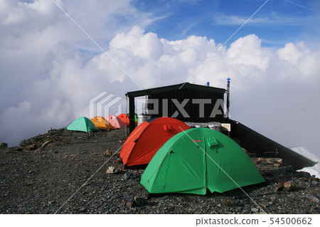 南阿爾卑斯山脈Shiramine Miyama帳篷縱向Hokudake Shono Hut Tent Field 54500662