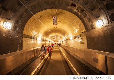 Old Elbe Tunnel in Hamburg 54500849