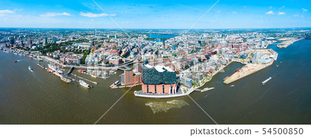 Hamburg city centre view, Germany 54500850